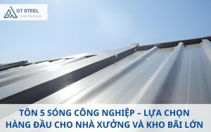 Tôn 5 sóng công nghiệp.
